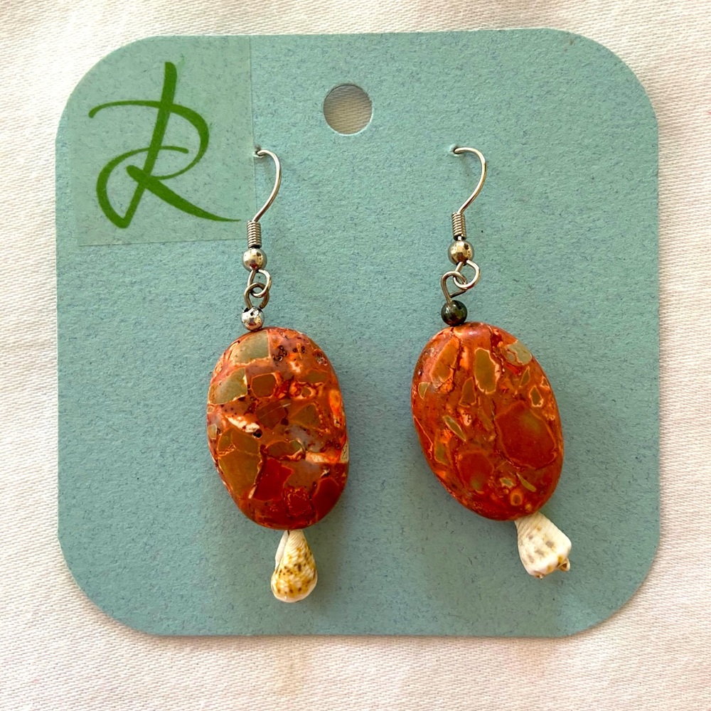 Vintage turquoise earrings circa early 2000s.